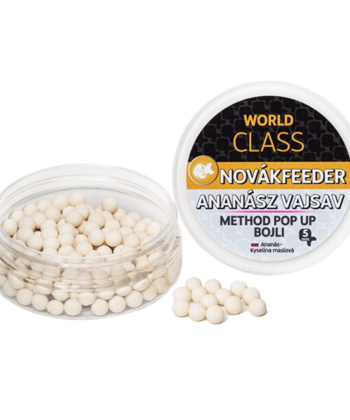 WORLD CLASS METHOD POP-UP BOJLI 5mm ANANÁSZ-VAJSAV