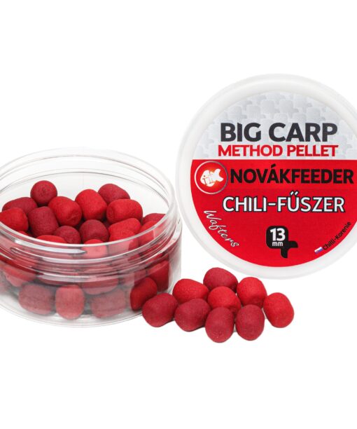 BIG CARP METHOD PELLET 13MM WAFTERS CHILI-FŰSZER